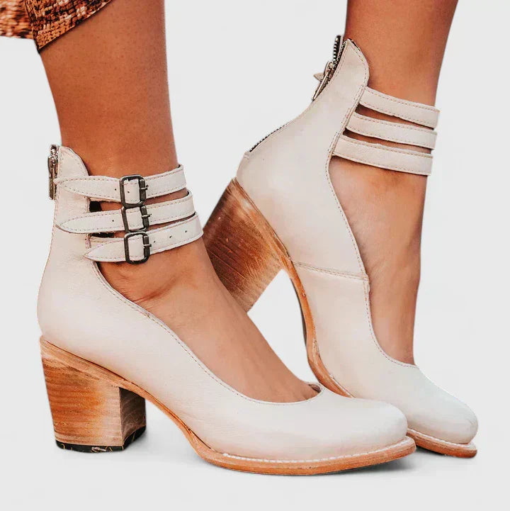 Eleganckie szpilki damskie ze skóry ekologicznej na lato – buty na wesele i eleganckie okazje