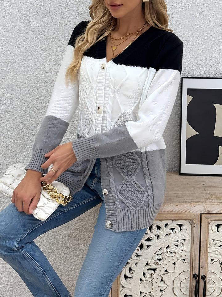 Γυναικείο patchwork γιλέκο για το φθινόπωρο και τον χειμώνα, κομψό ζεστό γιλέκο