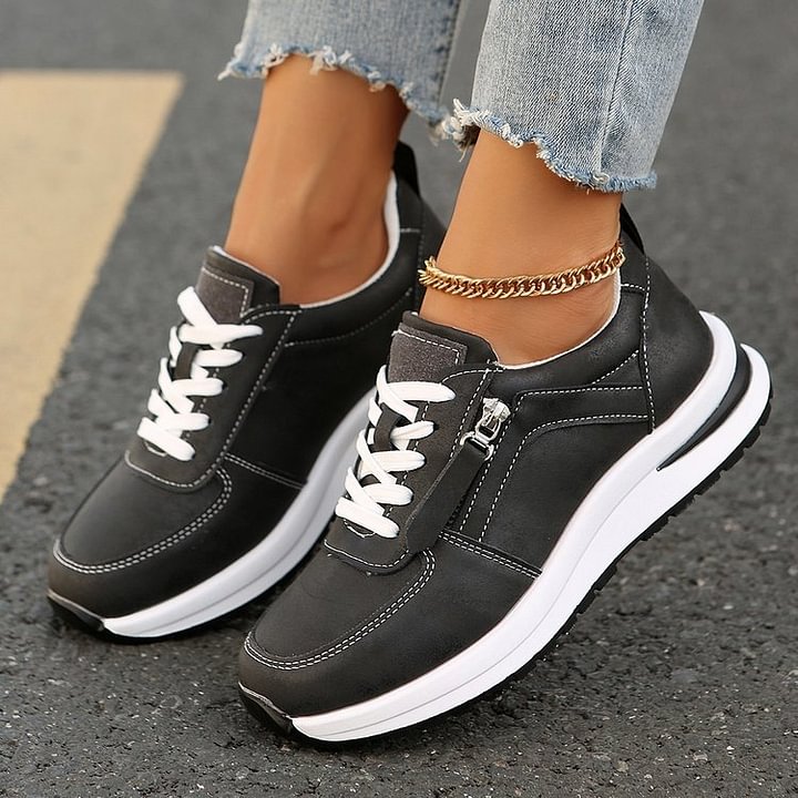 Buty ortopedyczne damskie wygodne skórzane letnie na co dzień oddychające lekkie