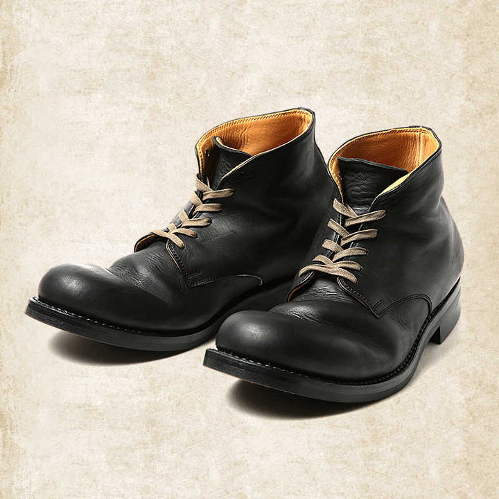 Botki męskie skórzane eleganckie na wiosnę klasyczne buty skórzane casualowe stylowe