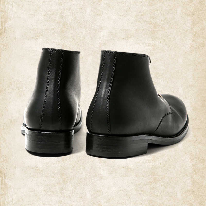 Botki męskie skórzane eleganckie na wiosnę klasyczne buty skórzane casualowe stylowe