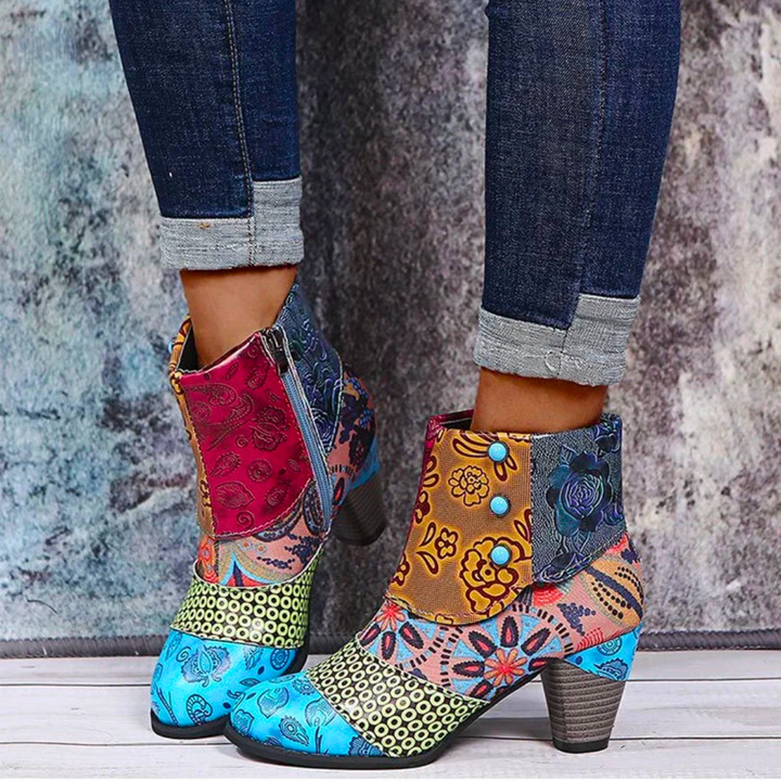Laura - Sapatos impermeáveis em estilo retro que proporcionam um aspeto na moda