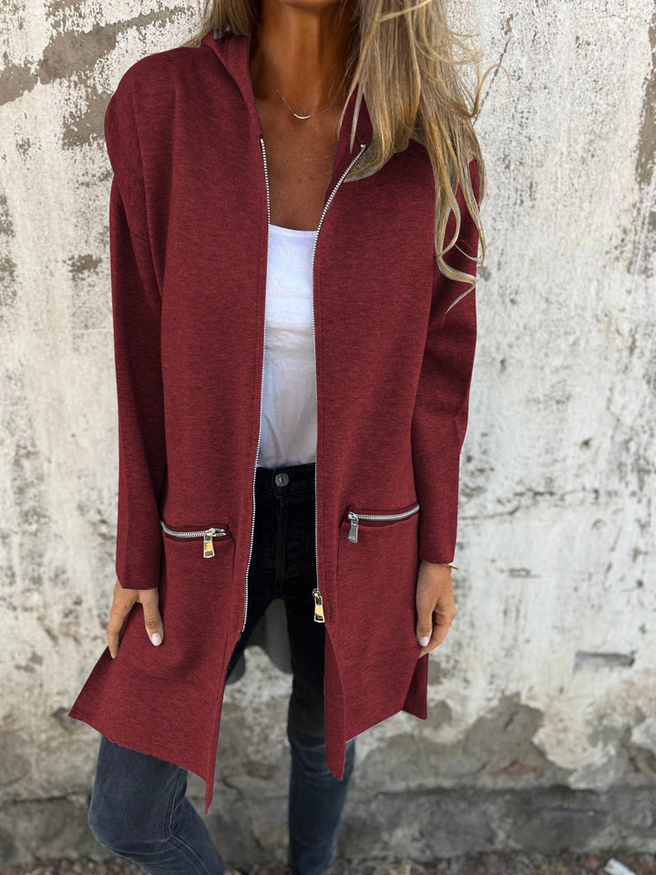 Kurtka damska bawełniana na wiosnę lekka elegancka z zamkiem modna kurtka casual