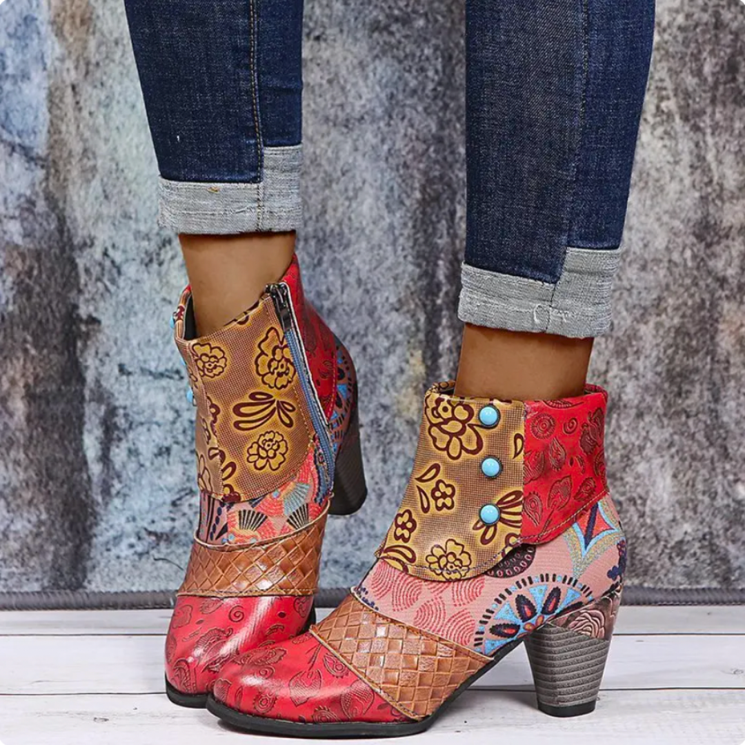 Laura - Sapatos impermeáveis em estilo retro que proporcionam um aspeto na moda