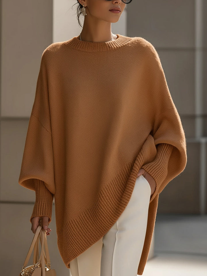 Sweter damski dzianinowy z wełną jesienny