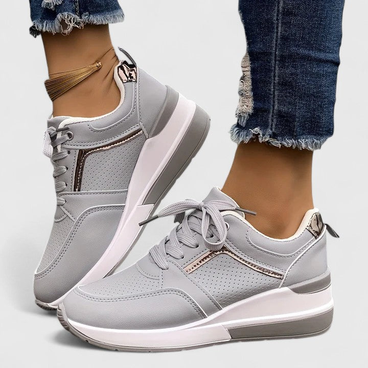 Buty damskie na co dzień skórzane letnie przewiewne wygodne lekkie ortopedyczne