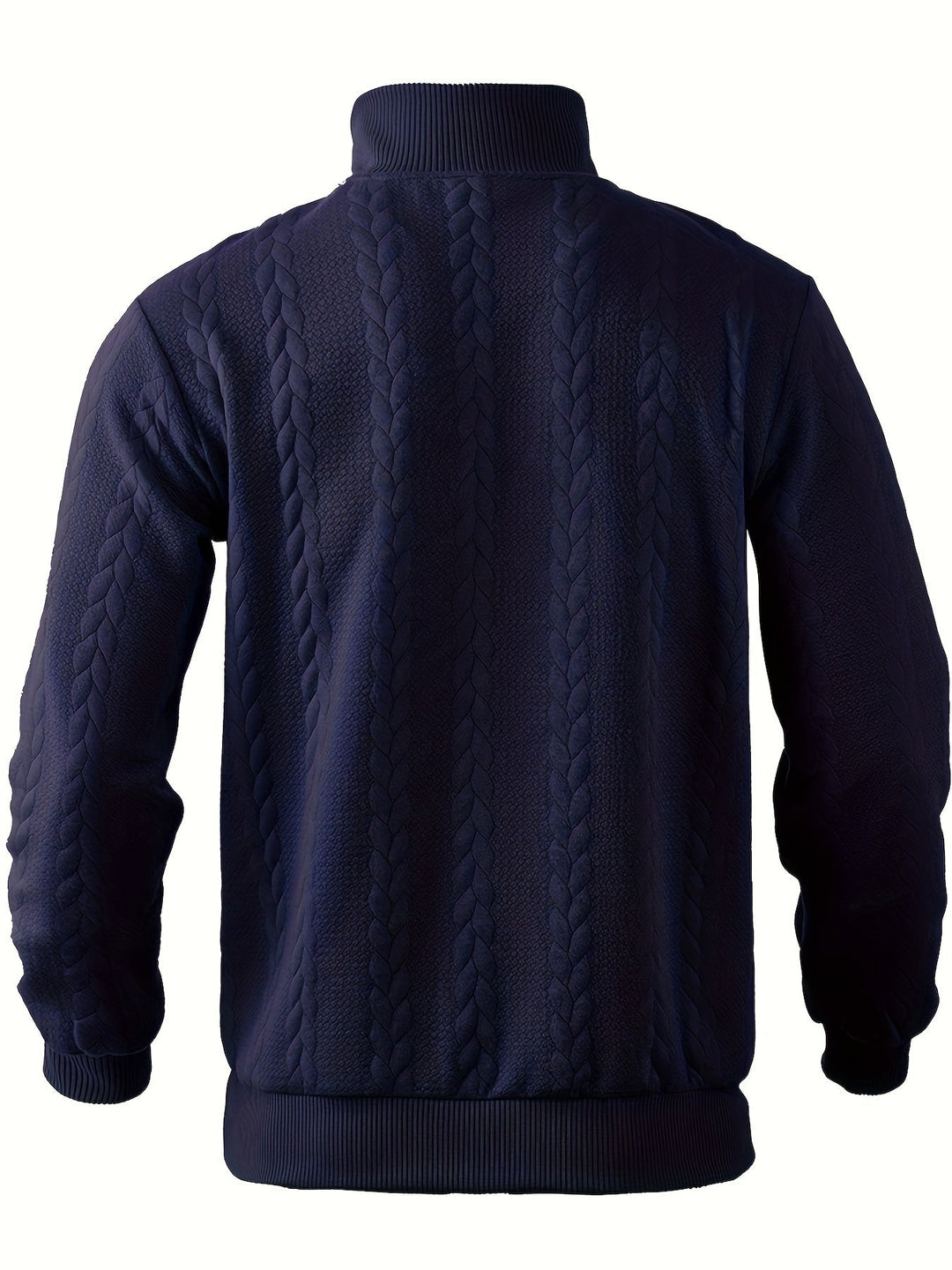 Sweter męski bawełniany z zamkiem krótki zamek dzianinowy sweter męski na wiosnę casual