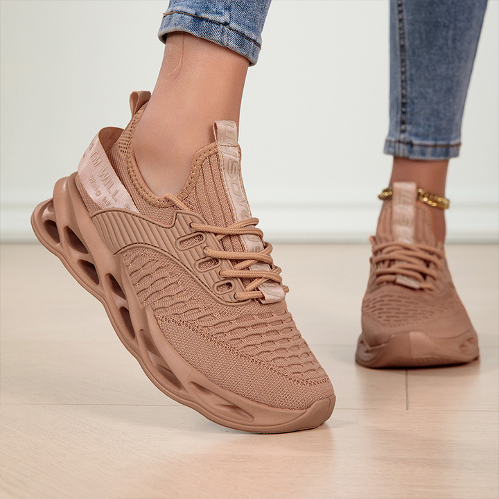 Sneakersy damskie sportowe z dzianiny na sezon jesienny wygodne obuwie codzienne