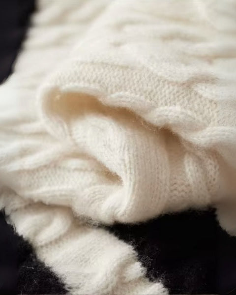Męski sweter z wełny merino na jesień, dzianinowy sweter z zamkiem do połowy