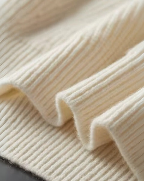 Męski sweter z wełny merino na jesień, dzianinowy sweter z zamkiem do połowy