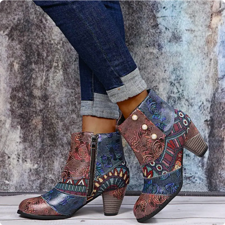 Laura - Sapatos impermeáveis em estilo retro que proporcionam um aspeto na moda