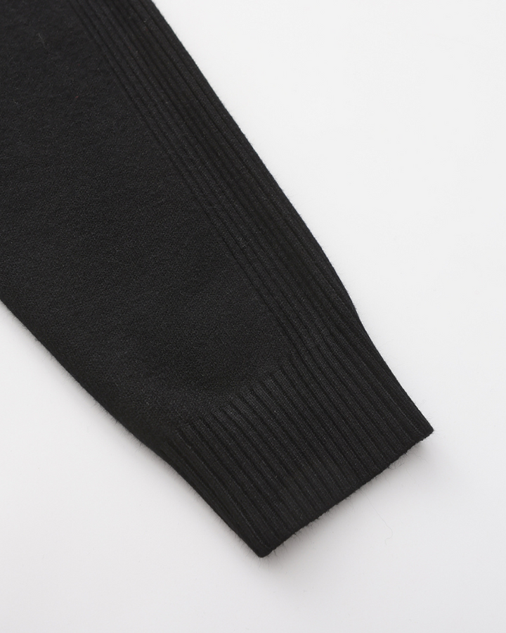 Męski golf bawełniany elegancki sweter z dzianiny jesienny