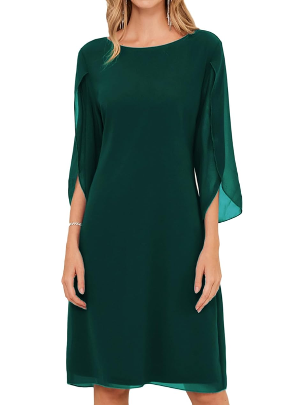 Sukienka damska bawełniana midi na wiosnę elegancka sukienka casual na co dzień