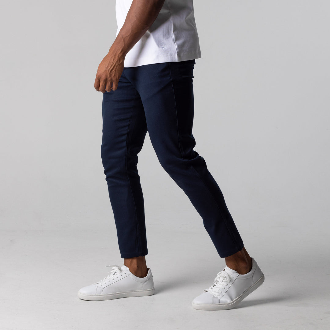Spodnie męskie bawełniane chino stretch casual na sezon wiosna-lato slim fit