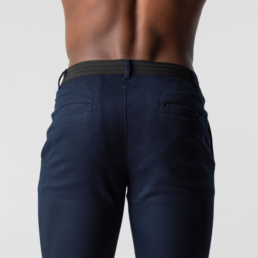 Spodnie męskie bawełniane chino stretch casual na sezon wiosna-lato slim fit