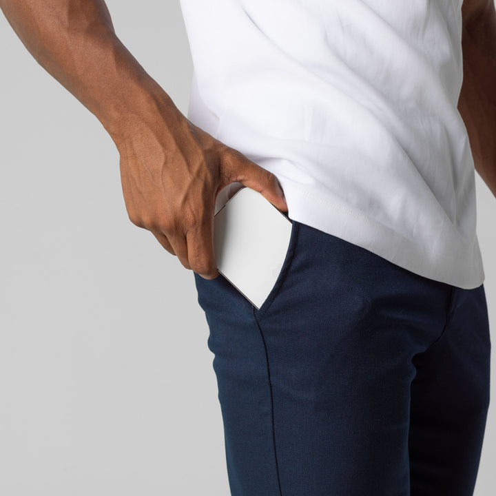 Spodnie męskie bawełniane chino stretch casual na sezon wiosna-lato slim fit