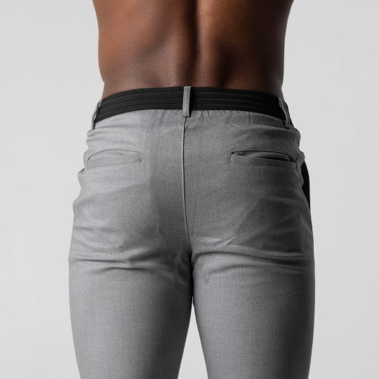 Spodnie męskie bawełniane chino stretch casual na sezon wiosna-lato slim fit