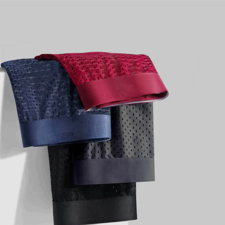 Boxers masculinos respiráveis de bambu, macios e confortáveis