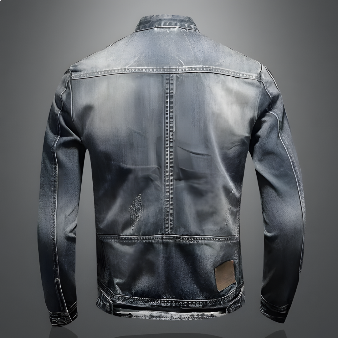 Kurtka Męska Jeansowa Bawełniana Na Wiosnę Kurtka Denim Męska Casual Z Bawełny