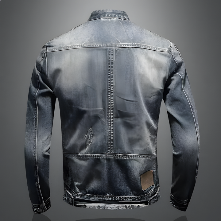 Kurtka Męska Jeansowa Bawełniana Na Wiosnę Kurtka Denim Męska Casual Z Bawełny