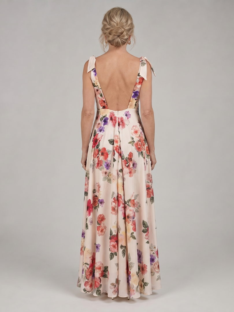 Vestido maxi feminino de algodão sem mangas, leve, de verão, elegante e longo para ocasiões especiais.
