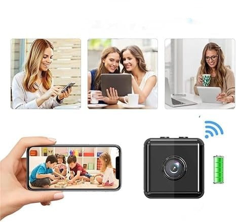 Bezprzewodowa kamera bezpieczeństwa Wi-Fi 1080P  zdalny podgląd i powiadomienia o ruchu, noktowizja