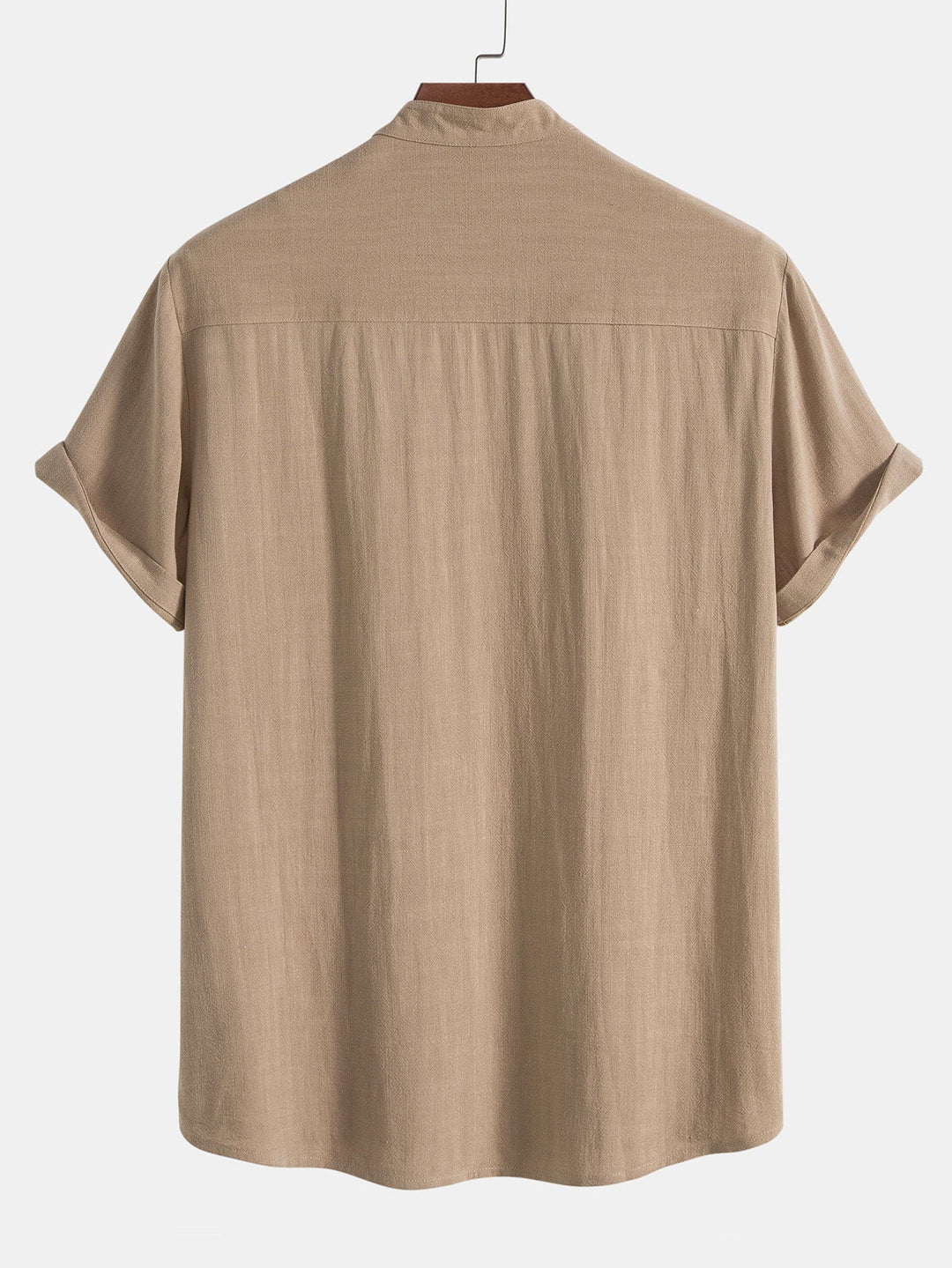 Conjunto masculino de linho camisa e calças respiráveis verão 2026