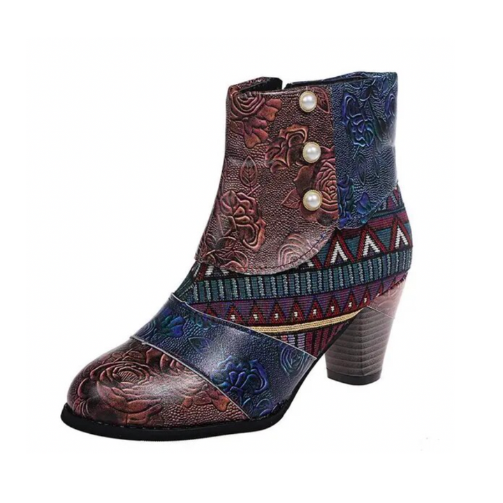 Laura - Sapatos impermeáveis em estilo retro que proporcionam um aspeto na moda