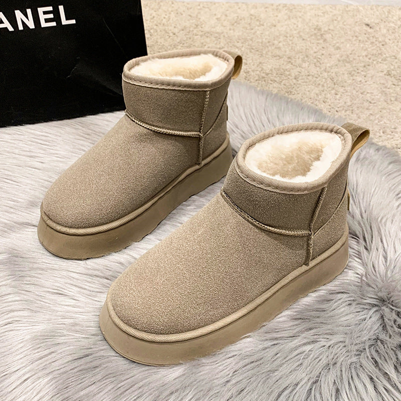 Anita - luxurious leather snow boots for outdoor adventures