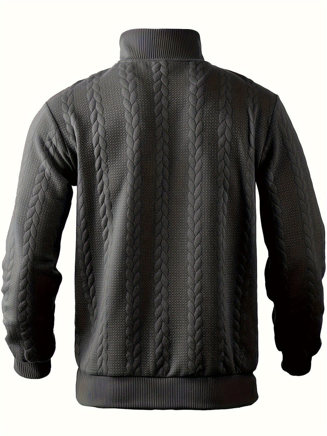 Sweter męski bawełniany z zamkiem krótki zamek dzianinowy sweter męski na wiosnę casual