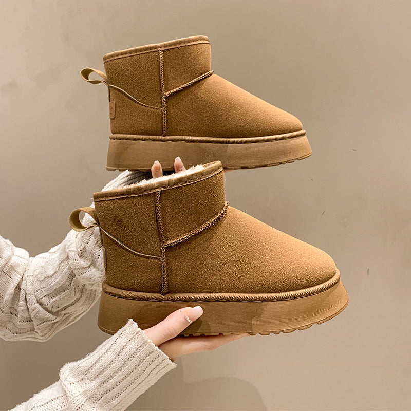 Anita - luxurious leather snow boots for outdoor adventures