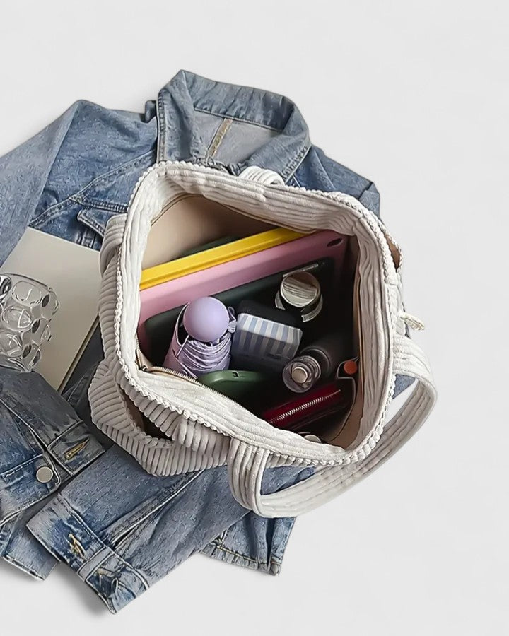 Mala tote feminina de pele espaçosa para o trabalho, para portátil e para o dia a dia