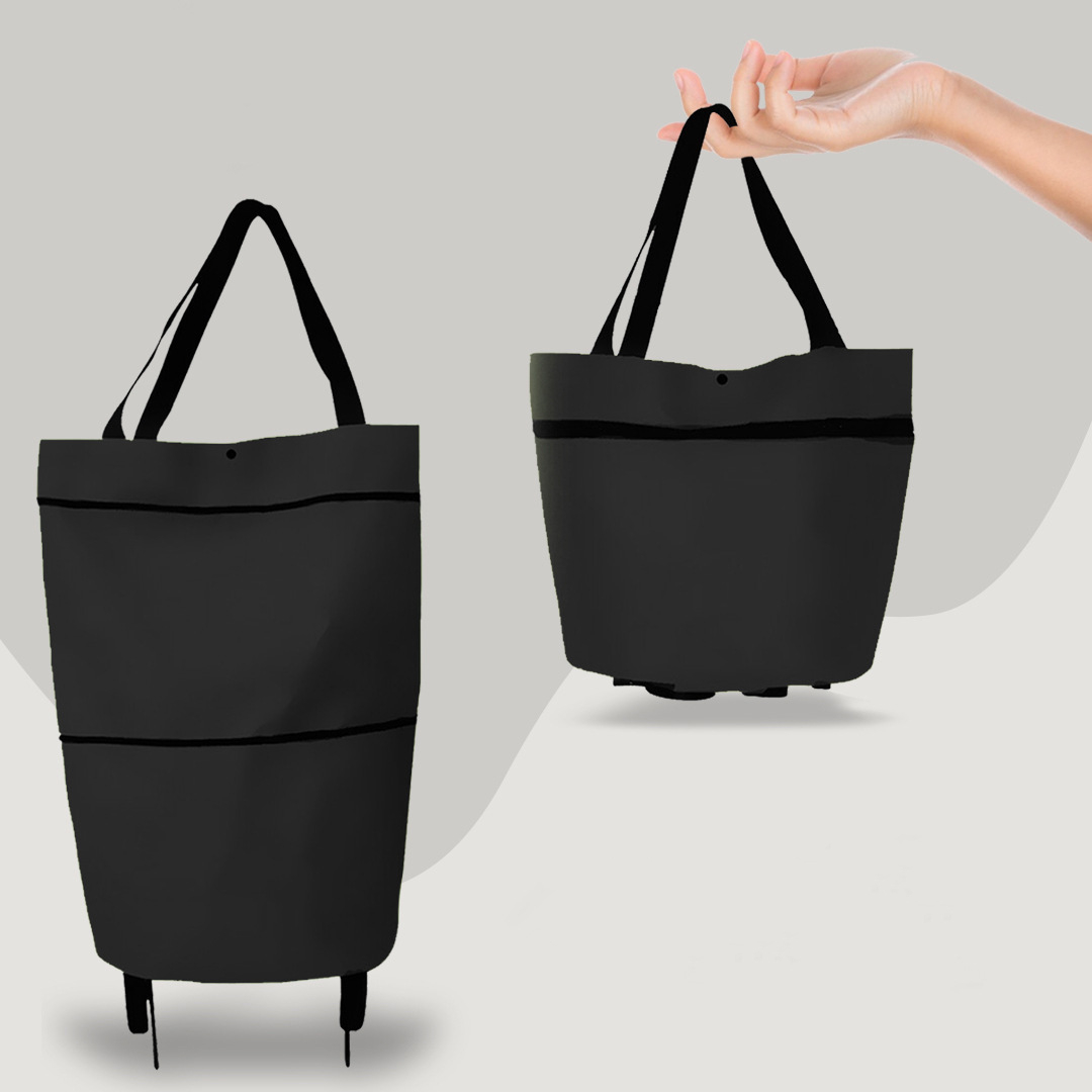 Torba na zakupy z kółkami 2w1 składana udźwig 30 kg lekka przenośna