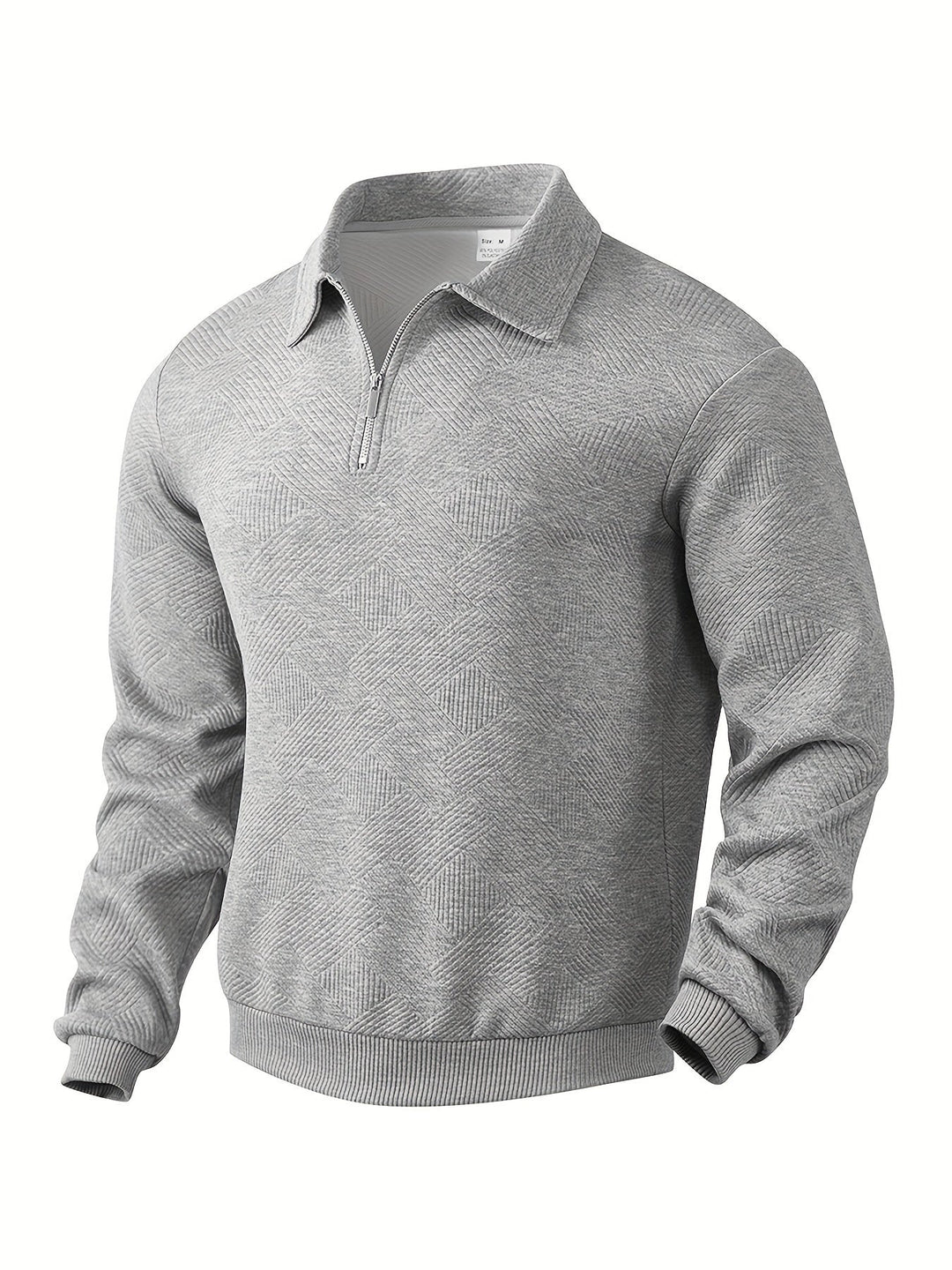 Sweter męski wełniany z zamkiem półgolf dzianinowy sweter męski na wiosnę styl casual