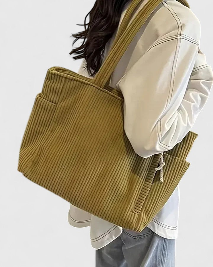 Mala tote feminina de pele espaçosa para o trabalho, para portátil e para o dia a dia