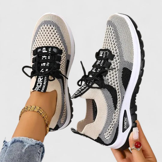 Sneakersy ortopedyczne damskie letnie lekkie przewiewne skórzane do biegania na co dzień