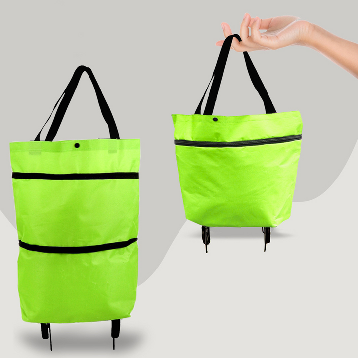 Torba na zakupy z kółkami 2w1 składana udźwig 30 kg lekka przenośna