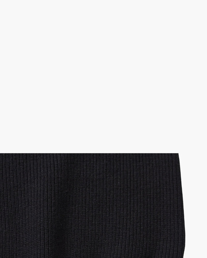Męski sweter wełniany z zamkiem pod szyją prążkowany jesień smart casual