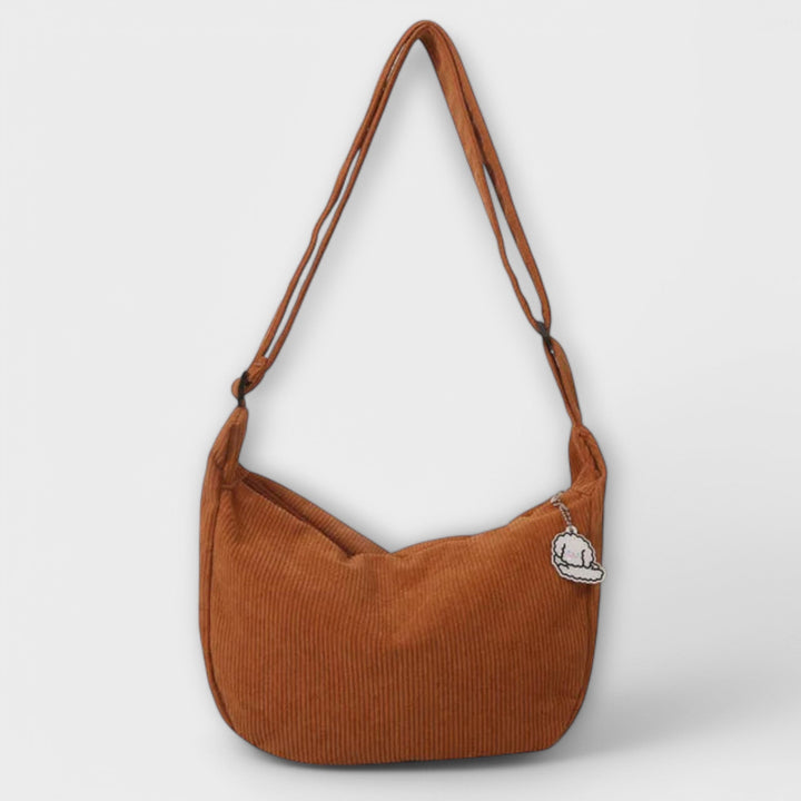 Mala de ombro feminina em Cordura para o outono, bolsa espaçosa para o dia a dia, trabalho e cidade.