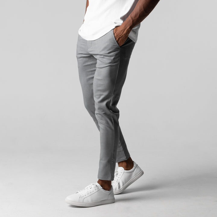 Spodnie męskie bawełniane chino stretch casual na sezon wiosna-lato slim fit