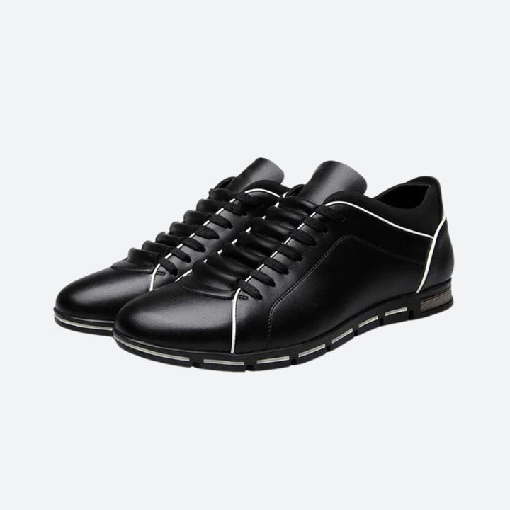 Buty męskie skórzane sportowe sneakersy casual wygodne oddychające na wiosnę