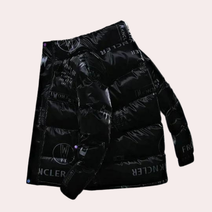 Liliana - Stylish men's winter jacket Alfred with a hood