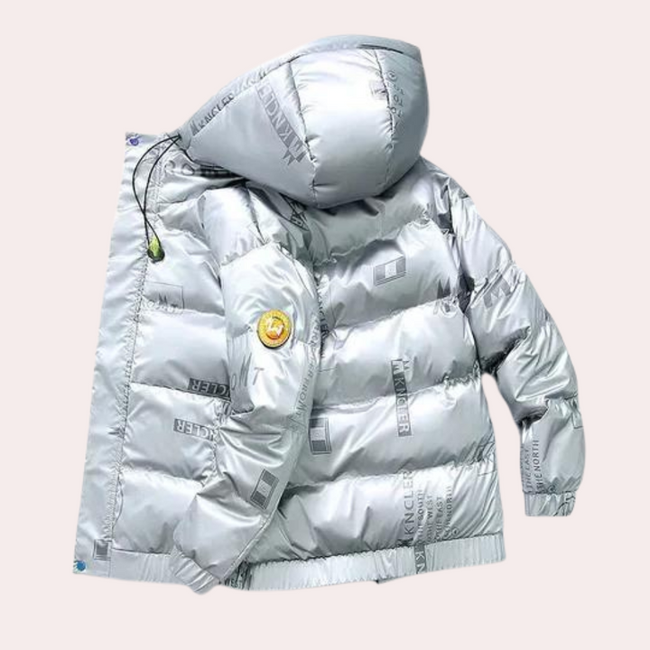 Liliana - Stylish men's winter jacket Alfred with a hood