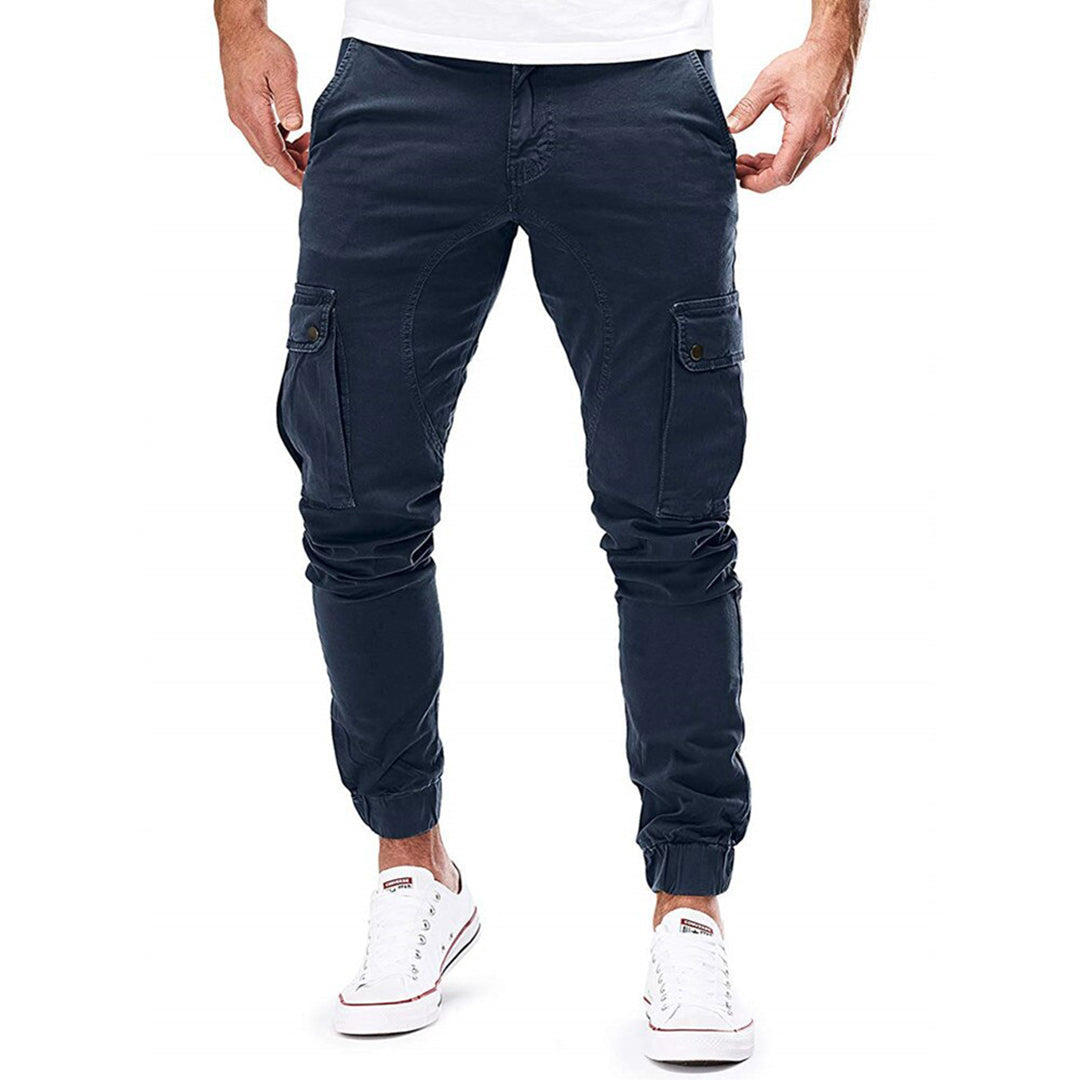 Spodnie cargo męskie bawełniane na wiosnę joggery casual spodnie bojówki wygodne