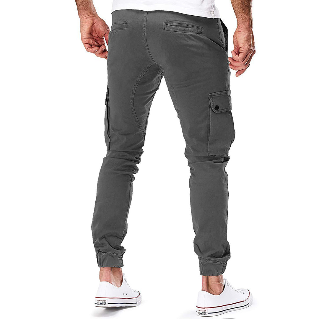 Spodnie cargo męskie bawełniane na wiosnę joggery casual spodnie bojówki wygodne