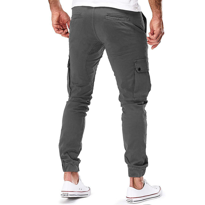 Spodnie cargo męskie bawełniane na wiosnę joggery casual spodnie bojówki wygodne