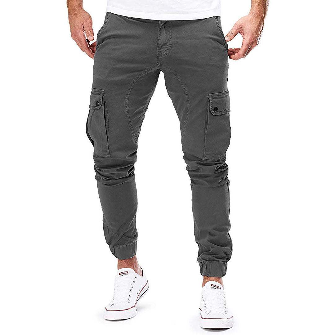 Spodnie cargo męskie bawełniane na wiosnę joggery casual spodnie bojówki wygodne