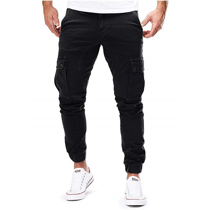 Spodnie cargo męskie bawełniane na wiosnę joggery casual spodnie bojówki wygodne