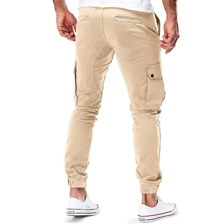 Spodnie cargo męskie bawełniane na wiosnę joggery casual spodnie bojówki wygodne
