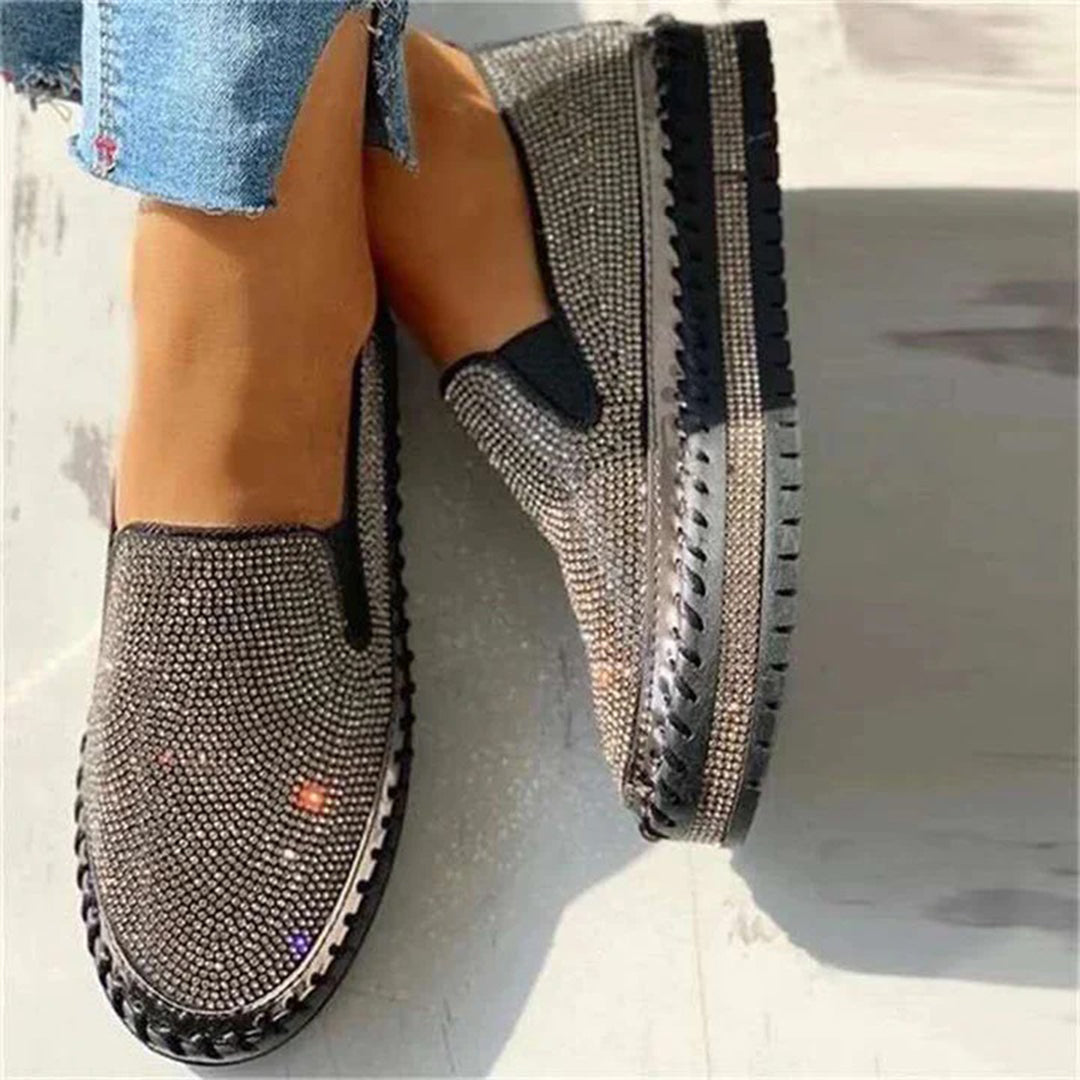Mokasyny damskie wiosenne skóra ekologiczna buty wsuwane casual na platformie wygodne